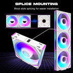Jungle Leopard Interstellar V2 120mm Case Fan Infinity Mirror Module - Image 6