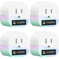 meross Matter Smart Plug Mini, FFS Easy Setup, 100% Privacy Smart Outlet by meross