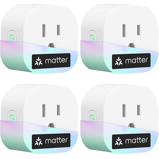 meross Matter Smart Plug Mini, FFS Easy Setup, 100% Privacy Smart Outlet by meross