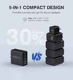 USB C Wall Charger, 50W Type C Charger Block 5-Port Fast Charging Blocks - Image 8