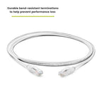 TRUECABLE Cat6 Component Rated Patch Cable, Unshielded, 28AWG Solid Copper - Image 5