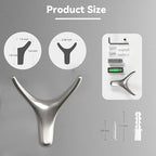 4 Packs Towel Hooks, Coat Hook Cow Head Wall Hooks, Metal Heavy Duty Wall Hooks - Image 2