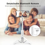 ATUMTEK Selfie Stick Tripod, Extendable 3 in 1 Aluminum Bluetooth Selfie Stick - Image 4