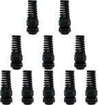 LeMotech 10Pcs NPT 3/4" IP68 Waterproof Cable Gland Flex Spiral Strain Relief by LeMotech