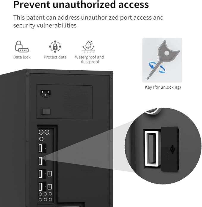 100PCS USB Metal Port Lock Blocker - Image 6