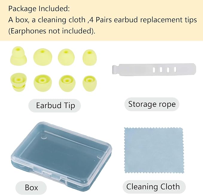 Replacement Earbud Tips Silicone Eartips Compatible - Image 7