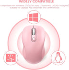 WisFox 2.4G Wireless Mouse for Laptop, Ergonomic Computer Mouse - Image 5