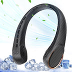 Neck Fan, Bladeless Neck Fan, 4000 mAh Rechargeable Personal Fan, 360° Hands by ASNUG