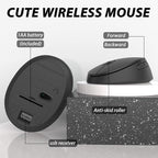 Wireless Keyboard and Mouse, KOOTOP Cute Black Keyboard and Mouse, 2.4G - Image 4
