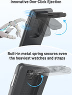 Magnetic Wireless Charger for Samsung, 3 in 1 Foldable MagSafe Charging Station - Image 3