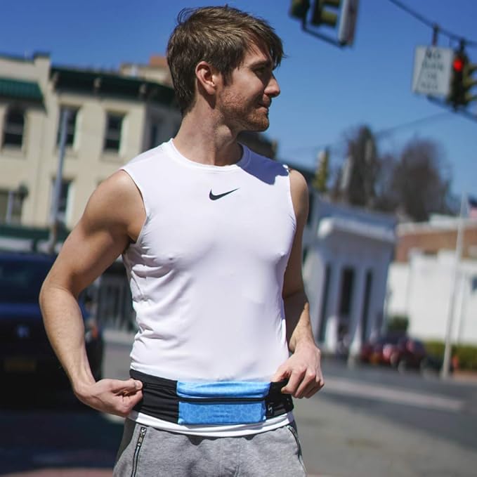 3 Pocket Adjustable Running Belt Waist Pack, Fanny Pack - Image 4