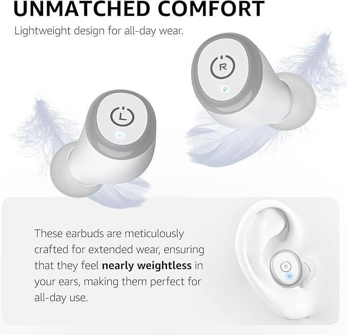 TOZO T10 Wireless Earbuds Bluetooth 5.3 Headphones, App Customize EQ, Ergonomic - Image 4
