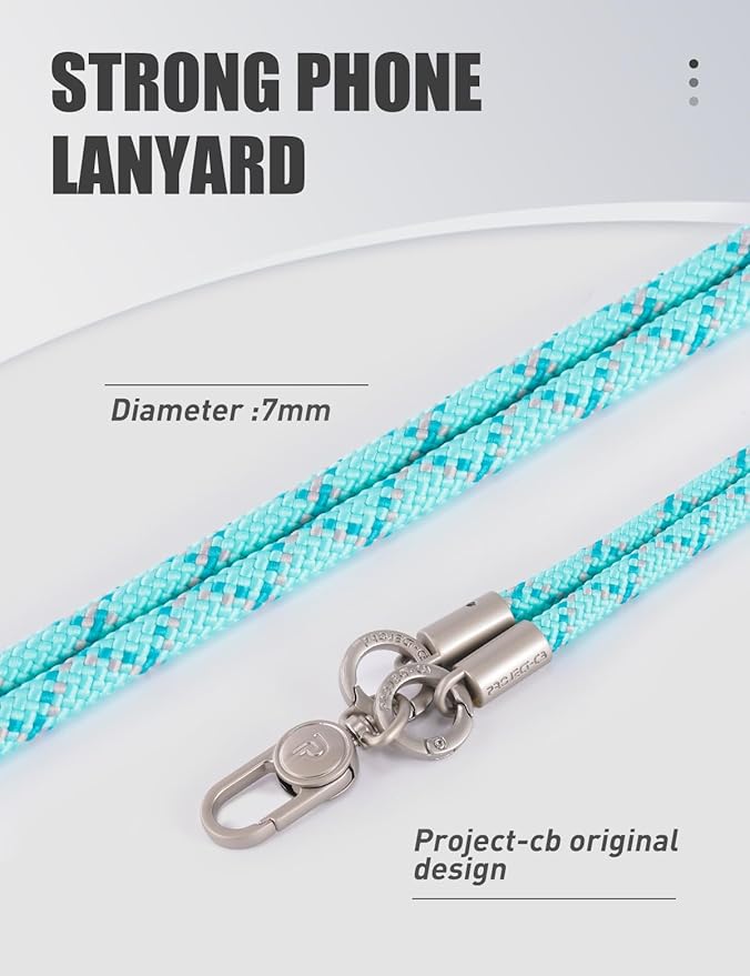 project-cb Phone Lanyard×1, Phone Tether Tab×2, Crossbody Cell Phone Lanyard - Image 2