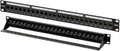 FGB 10Gbps Patch Panel 24 Port, Cat6 Keystone Patch Panel, 1U by FGB