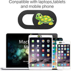 3 Pack Laptop Web Camera Cover Ultra Thin Webcam Cover Slide Turtle Printed - Image 4