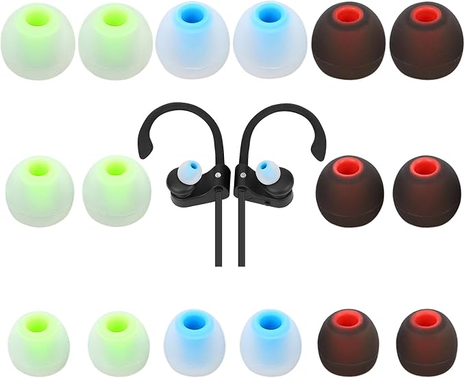 Earbud Tips Ear Bud Tips Soft Anti Slip Washable and Reusable Silicone by Unknown