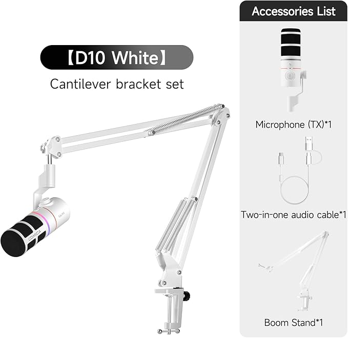 COMICA EJoy D10 USB Gaming Microphone – Boom Arm Mic - Image 7