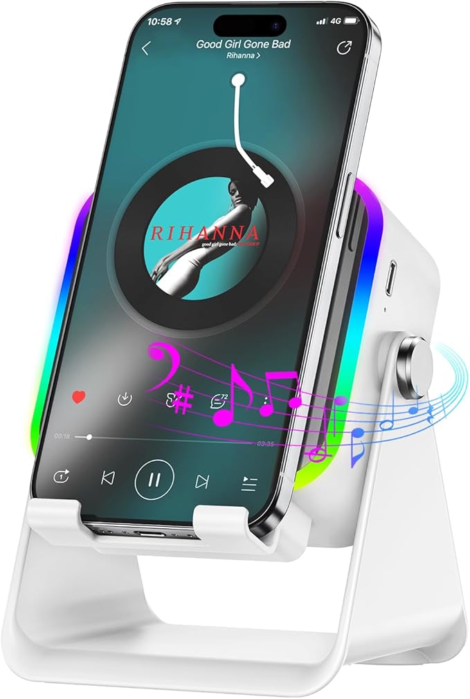 Wireless Induction Speaker 5-in-1 Bluetooth Speaker by MILOUZ
