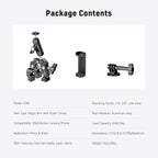 NEEWER Super Clamp with 3" Dual Ballhead Magic Arm, Camera Phone Clamp Mount - Image 8