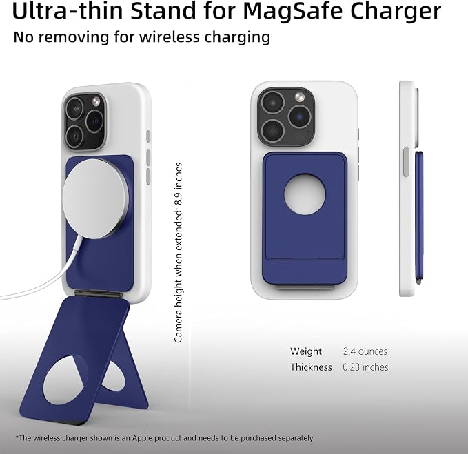 Phone Tripod Stand, Aluminum Alloy Mini Tripod Compatible - Image 2