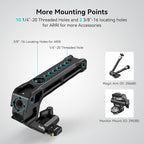 SmallRig Lightweight NATO Top Handle, Quick Release NATO Grip w/NATO Rail - Image 5