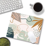 Mouse Pad, Boho Abstract Mouse Pad, Premium-Textured Square Mouse Mat - Image 3