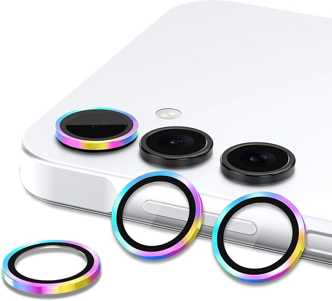 for Samsung Galaxy A16 Camera Lens Protector, Individual Metal Ring Tempered - Image 2