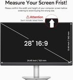 BERSEM 28 Inch Monitor Computer Privacy Screen Filter - Image 6