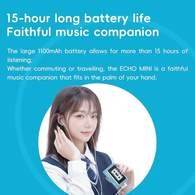 SnowSky/FiiO Echo MINI HiFi Bluetooth MP3 Player, 15Hours Playback, Independent - Image 6