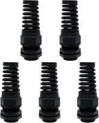 LeMotech 5Pcs NPT 3/4" IP68 Waterproof Cable Gland Flex Spiral Strain Relief by LeMotech