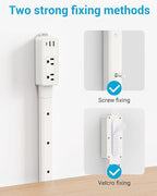 Outlet Extender Stick | Free Combination | USB-A, USB-C Port, 2 AC Outlets - Image 4