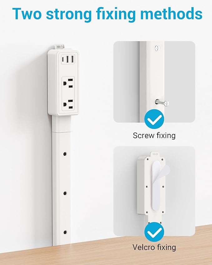 Outlet Extender Stick | Free Combination | USB-A, USB-C Port, 2 AC Outlets - Image 4