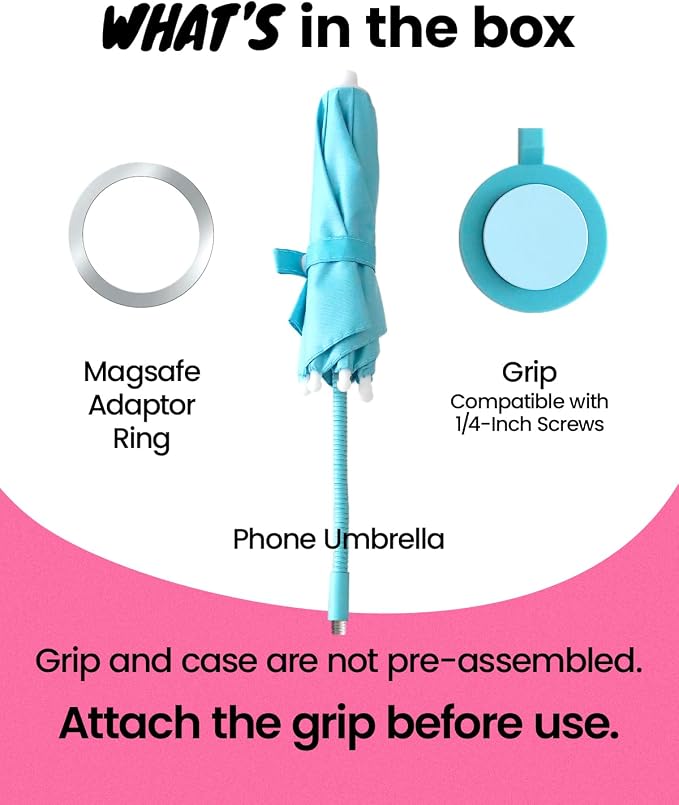 3 in 1 Magnetic Umbrella Sunshade Collapsible Expandable Phone Grip & Stand - Image 6