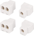 Uvital RJ11 6P4C 1 Female to 2 Female Telephone Line Splitters, Telephone by Uvital