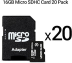 Micro Center 16GB Class 10 Micro SDHC Flash Memory Card 20 Pack - Image 2
