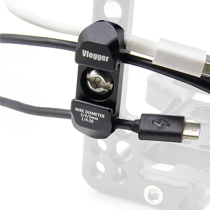 HDMI/SDI/USB-A/USB-C/Type-C Cable Clamp, Support 2~6 mm Diameter Cable - Image 5
