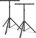 Juexica 2 Pcs DJ Light Stand Adjustable 35-63 Inch Par Can Tripod T-Bar Stage by Juexica