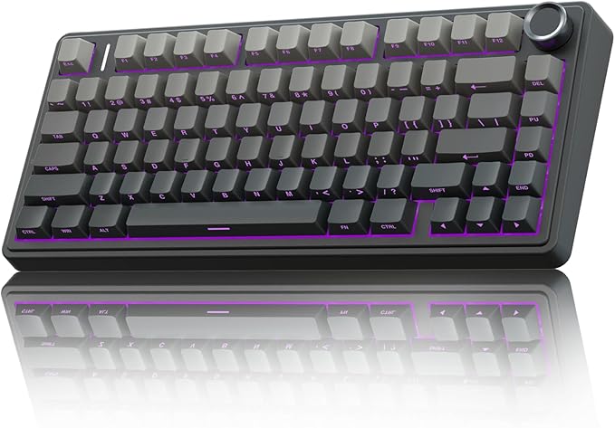 AULA F75 Pro Wireless Mechanical Keyboard, 75% Hot Swappable Custom Keyboard by AULA