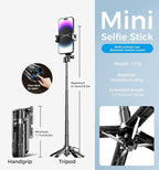 MAGIC JOHN Phone Tripod, Portable Selfie Stick, Pocket Size Selfie Stick - Image 8