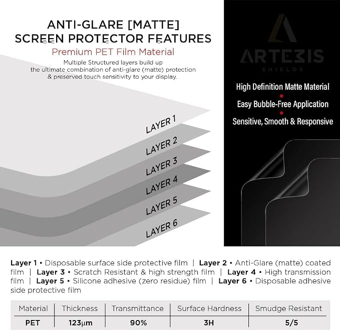 2026 2025 Toyota Tundra Screen Ptotector 14 Inch Matte Anti Glare Anti - Image 7