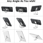 Phone Ring Holder Finger Kickstand, Upgraded 360° Rotation Metal Phone Grip - Image 6