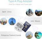 TESSAN US to Japan Plug Adapter, 2 Prong to 3 Prong Outlet Adapter - Image 6
