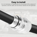 NPT 1/4" Stainless Steel Waterproof Cable Gland IP68 Waterproof Cable Gland - Image 6