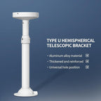 ZT-NET Extendable Pole Mount for Security Surveillance Cameras, Ceiling/Wall - Image 6