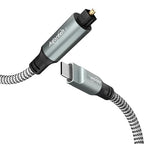 Adoreen Unidirectional USB C to Toslink Digital Optical Audio Cable 6 Ft by Adoreen