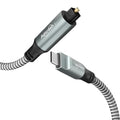 Adoreen Unidirectional USB C to Toslink Digital Optical Audio Cable 15 Ft by Adoreen