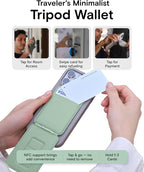 MOFT Phone Tripod Wallet for iPhone, Mulit-Angles, Lightweight Phone Stand - Image 4