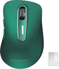 memzuoix 2.4G Wireless Mouse, 1400 DPI Computer Mice USB Receiver, Portable by memzuoix