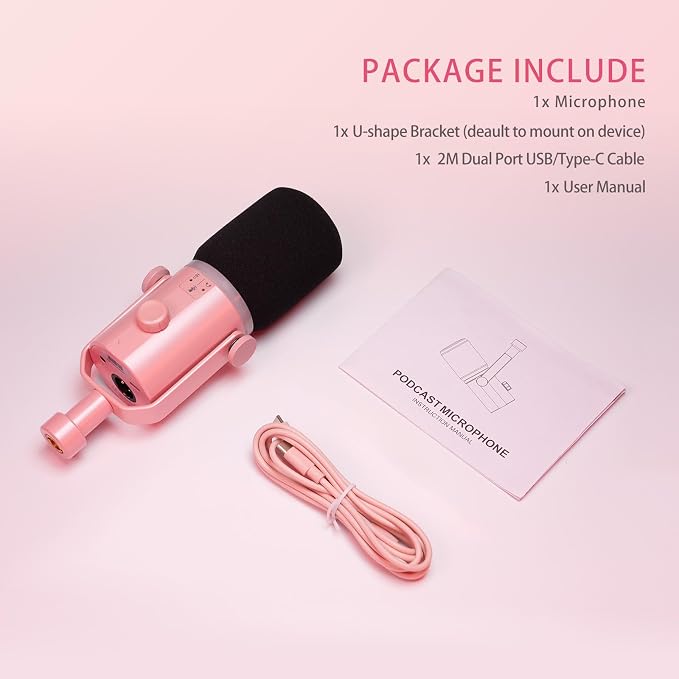 FEELWORLD PM1 XLR USB Dynamic Microphone Gifts - Image 9