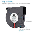 GDSTIME 50mm USB Fan, 50mm x 15mm Blower 5V DC Brushless Cooling Fan - Image 5